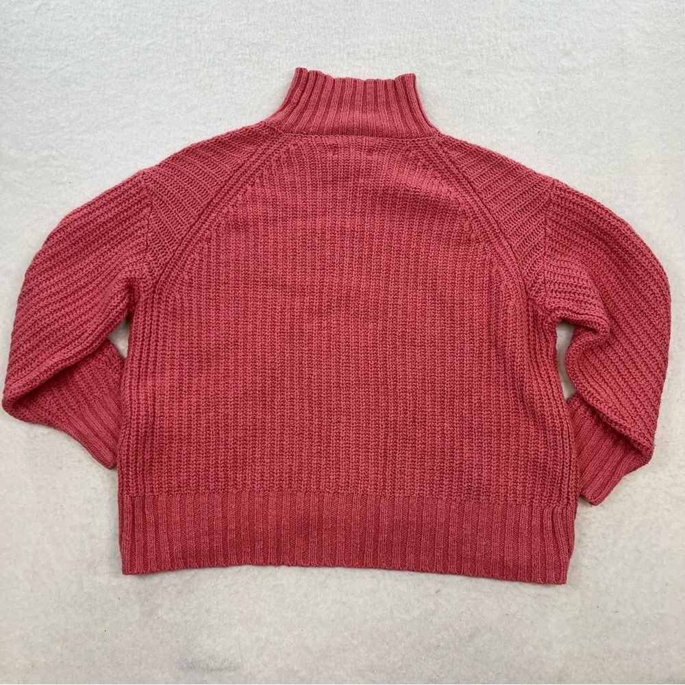 Anthropologie Maeve Coral Turtleneck Knit Sweater Size XS - Picture 8 of 8